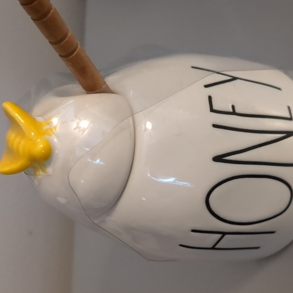 RAE DUNN HONEY BEE DISH w/Spoon - Picture 2 of 4